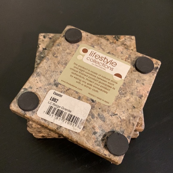 Beige Granite Coasters - Picture 2 of 4